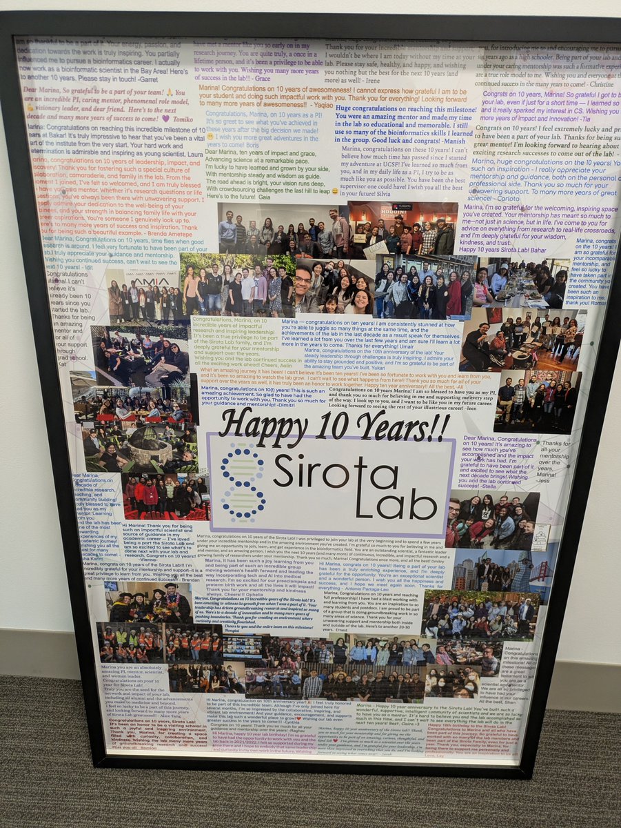 Marina Sirota (@msirota84) on Twitter photo My team surprised me with a beautiful 'card' and flowers to celebrate my 10 year <a href="/UCSF/">UC San Francisco</a> anniversary! What an amazing decade! Thank you so much <a href="/SirotaLab/">Sirota Lab at UCSF</a>!!!!!! My team surprised me with a beautiful 'card' and flowers to celebrate my 10 year <a href="/UCSF/">UC San Francisco</a> anniversary! What an amazing decade! Thank you so much <a href="/SirotaLab/">Sirota Lab at UCSF</a>!!!!!!