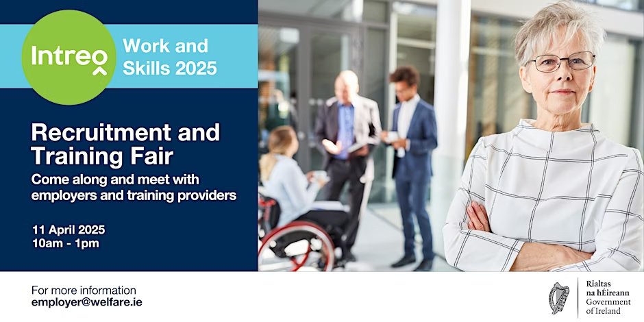 We’ll be at the Work &amp; Skills Recruitment Fair  – your chance to connect with employers &amp; training providers! Whether you're looking for your next career move or want to upskill, this event is the place to be

📍 The Great National Hotel, Ballina
🕙 April 11th, 10 AM - 1 PM