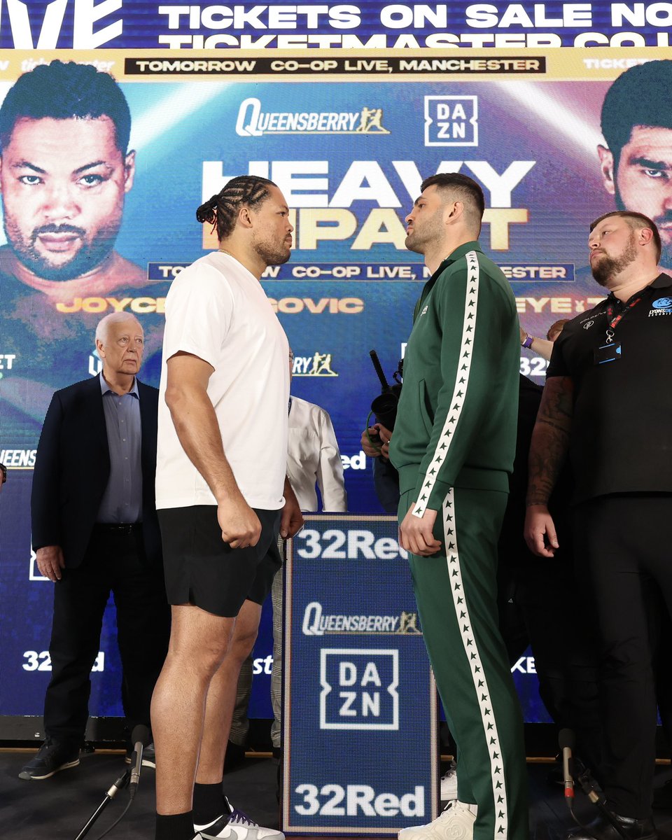 Time to shine <a href="/JoeJoyceBoxing/">Joe Joyce</a> 💥

#JoyceHrgovic | Tomorrow | <a href="/Queensberry/">Queensberry Promotions</a>