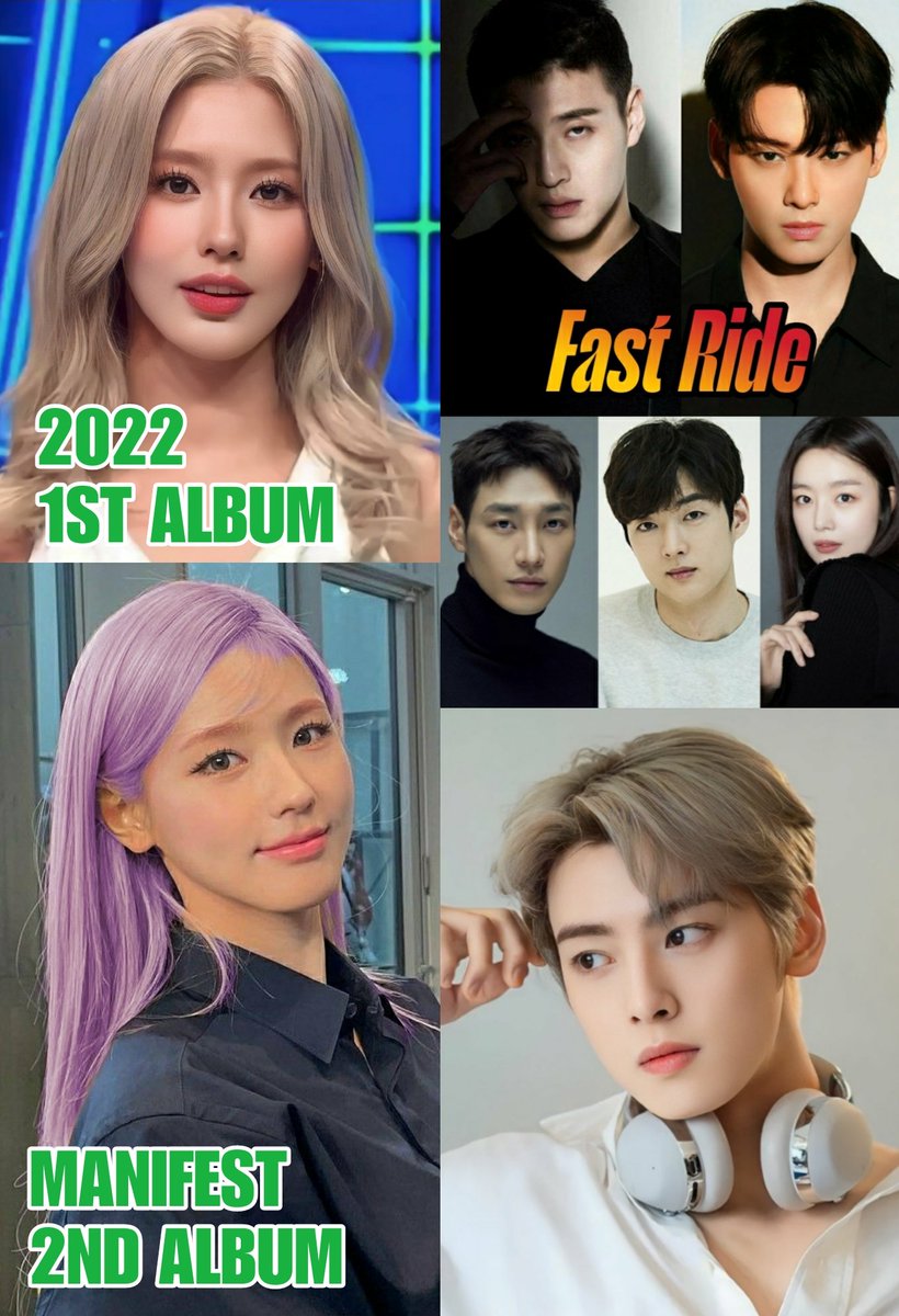feliceunwoo's tweet photo. the concept of the drama the wonder fools & single Sky walking have the same concept π€ Hopefully in the Fast Ride movie project Eunwoo changes his hair color to look fresh & new, plus waiting for the concept of Miyeon's 2nd album this year
#CHAEUNWOO #MIYEON #GIDLE #FastRide https://t.co/bnEFlQKZyY
