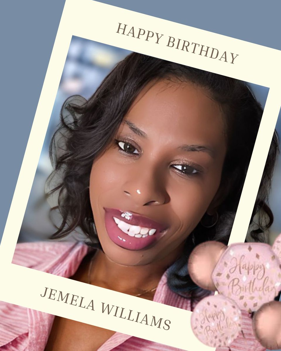 🥳 HBD to Board Member &amp; VP, Jemela Williams!  We appreciate your advocacy for the Community every single day.
🎂 Wishing you a day filled with nothing but health &amp; happy memories. Wish Jemela a HBD!
#HappyBirthday
#SickleCellMidwest 
#TeamUEO #SCDWarrior
#SCDCommunityChampion