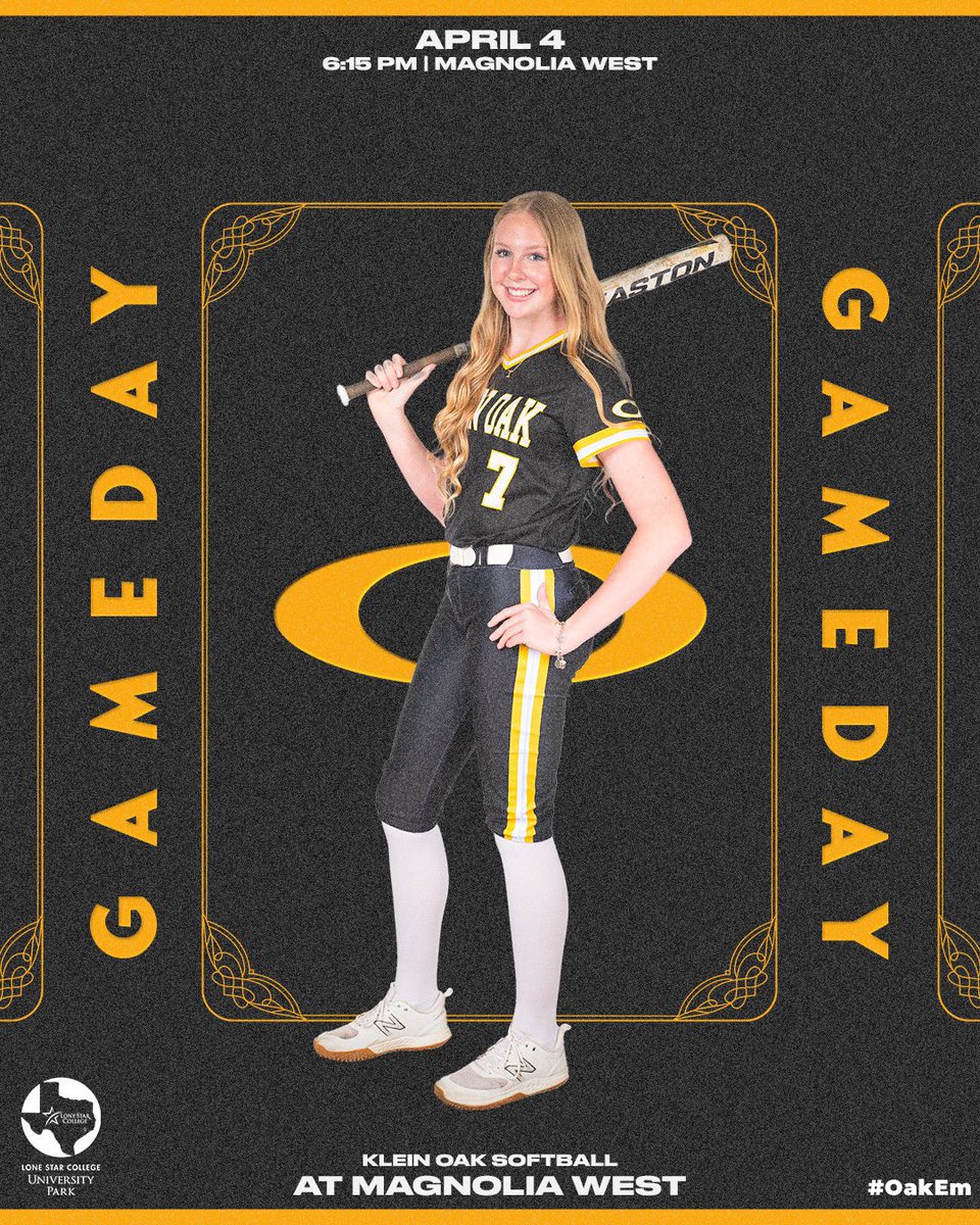 Klein Oak Softball (@kohs_softball) on Twitter photo Join us tonight at Magnolia West as we take on the Mustangs. JV at 4:45, Varsity 6:15. <a href="/K_Oak_Athletics/">Klein Oak High School Panther Athletics</a> <a href="/KleinOak/">Klein Oak HS</a> <a href="/KleinISDAth/">Klein ISD Athletics</a> <a href="/TXPrepSoftball/">Texas Prep Softball</a> <a href="/HoustonChronHS/">Houston Chronicle High School Sports</a> <a href="/tx_school/">TxHighSchoolSoftball</a> <a href="/Coach_BCarp/">T. Brandon Carpenter</a> <a href="/thomashensley/">Thomas Hensley</a> #OAKem Join us tonight at Magnolia West as we take on the Mustangs. JV at 4:45, Varsity 6:15. <a href="/K_Oak_Athletics/">Klein Oak High School Panther Athletics</a> <a href="/KleinOak/">Klein Oak HS</a> <a href="/KleinISDAth/">Klein ISD Athletics</a> <a href="/TXPrepSoftball/">Texas Prep Softball</a> <a href="/HoustonChronHS/">Houston Chronicle High School Sports</a> <a href="/tx_school/">TxHighSchoolSoftball</a> <a href="/Coach_BCarp/">T. Brandon Carpenter</a> <a href="/thomashensley/">Thomas Hensley</a> #OAKem