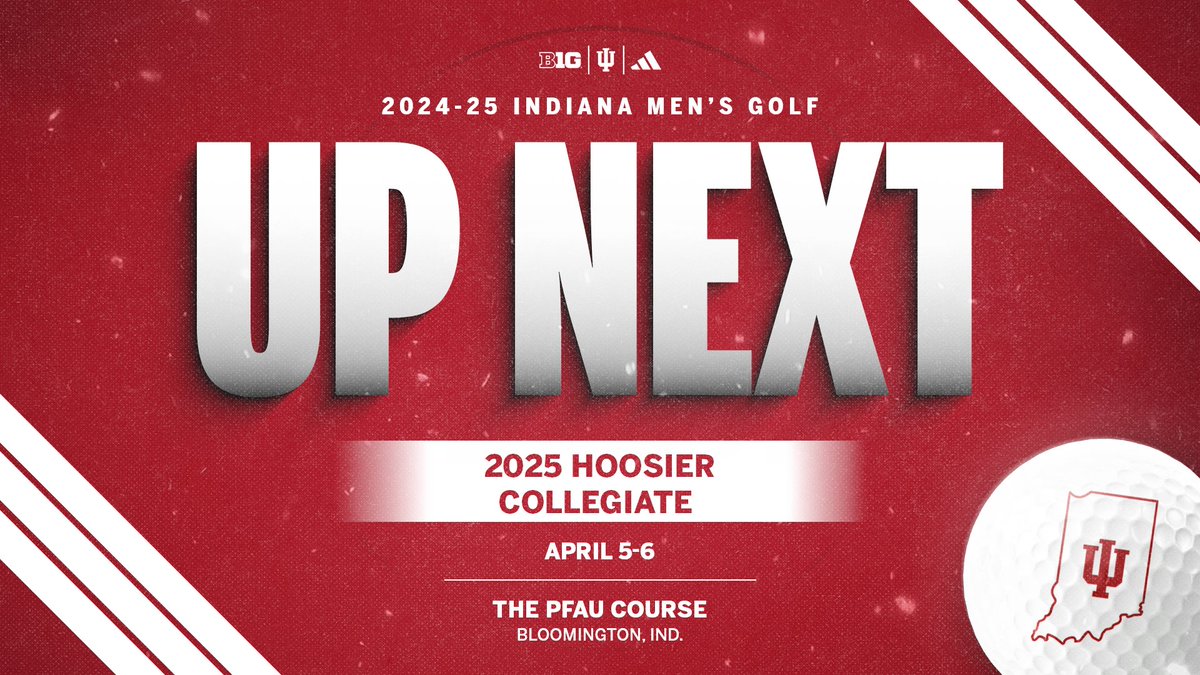 IndianaMGolf's tweet image. The Hoosiers will be on the home course this weekend! ⚪️🔴