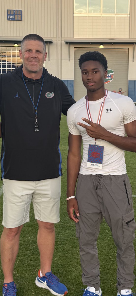 Amir Reese (@amirreese7) on Twitter photo Great experience <a href="/GatorsFB/">Florida Gators Football</a> AMAZING people ! <a href="/coach_bnapier/">COACH BILLY NAPIER</a> <a href="/CoachDWilson7/">Deron Wilson</a> thank you for time ! <a href="/CoachDeckUF/">David Doeker</a> thanks for making it happen !! And to <a href="/katieturner0087/">Katie Turner</a> and my host loved the hospitality 🐊!!! <a href="/JohnGarcia_Jr/">John Garcia, Jr.</a>
<a href="/ChadSimmons_/">ChadSimmons</a> <a href="/Beasley__F/">Frank Beasley</a> <a href="/_Showtime29/">Terrence Brooks</a> <a href="/CoachWill850/">Coach Will</a> Great experience <a href="/GatorsFB/">Florida Gators Football</a> AMAZING people ! <a href="/coach_bnapier/">COACH BILLY NAPIER</a> <a href="/CoachDWilson7/">Deron Wilson</a> thank you for time ! <a href="/CoachDeckUF/">David Doeker</a> thanks for making it happen !! And to <a href="/katieturner0087/">Katie Turner</a> and my host loved the hospitality 🐊!!! <a href="/JohnGarcia_Jr/">John Garcia, Jr.</a>
<a href="/ChadSimmons_/">ChadSimmons</a> <a href="/Beasley__F/">Frank Beasley</a> <a href="/_Showtime29/">Terrence Brooks</a> <a href="/CoachWill850/">Coach Will</a>