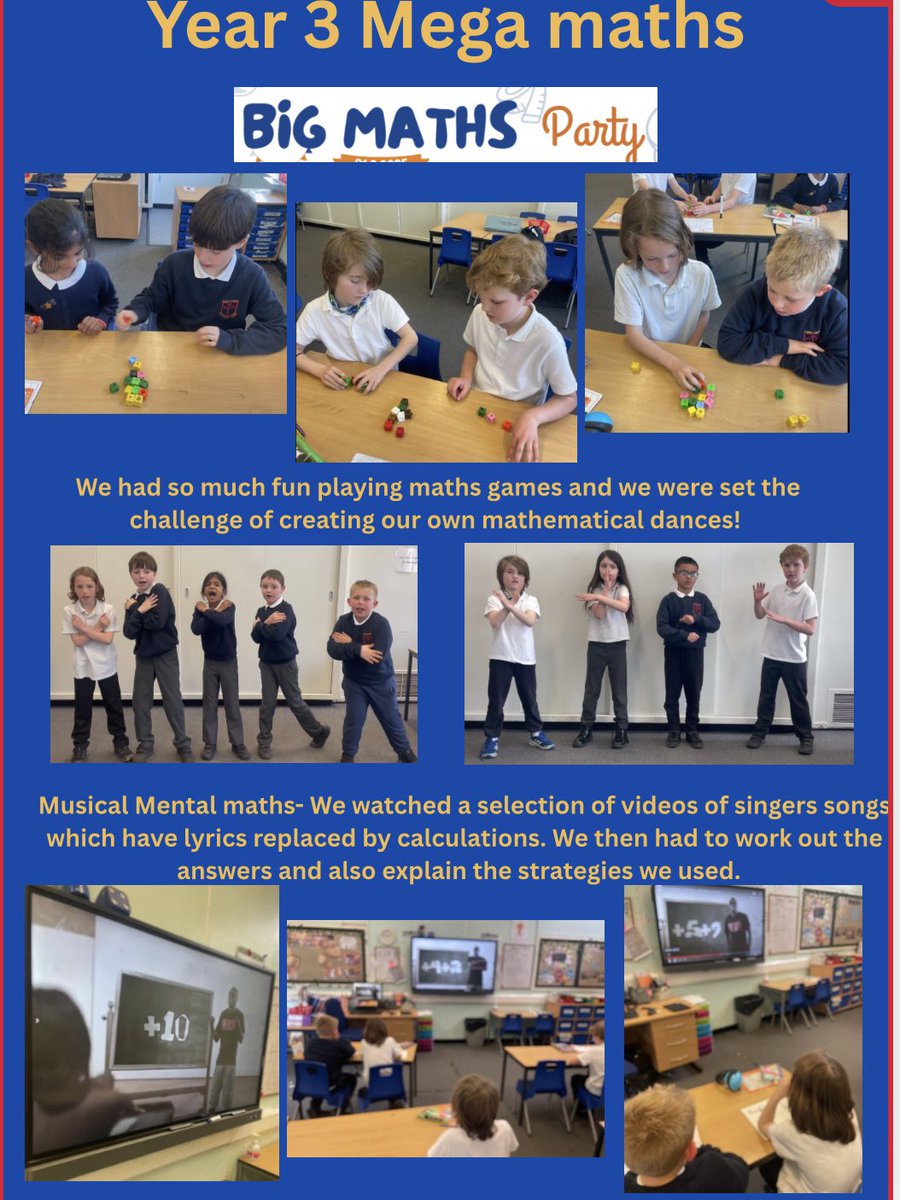 CCPS_NShields's tweet image. We had so much fun taking part in the North Tyneside BIG MATHS Party for our mega maths morning today. A little later than planned but so much fun throughout school! @NTPrimaryTeam