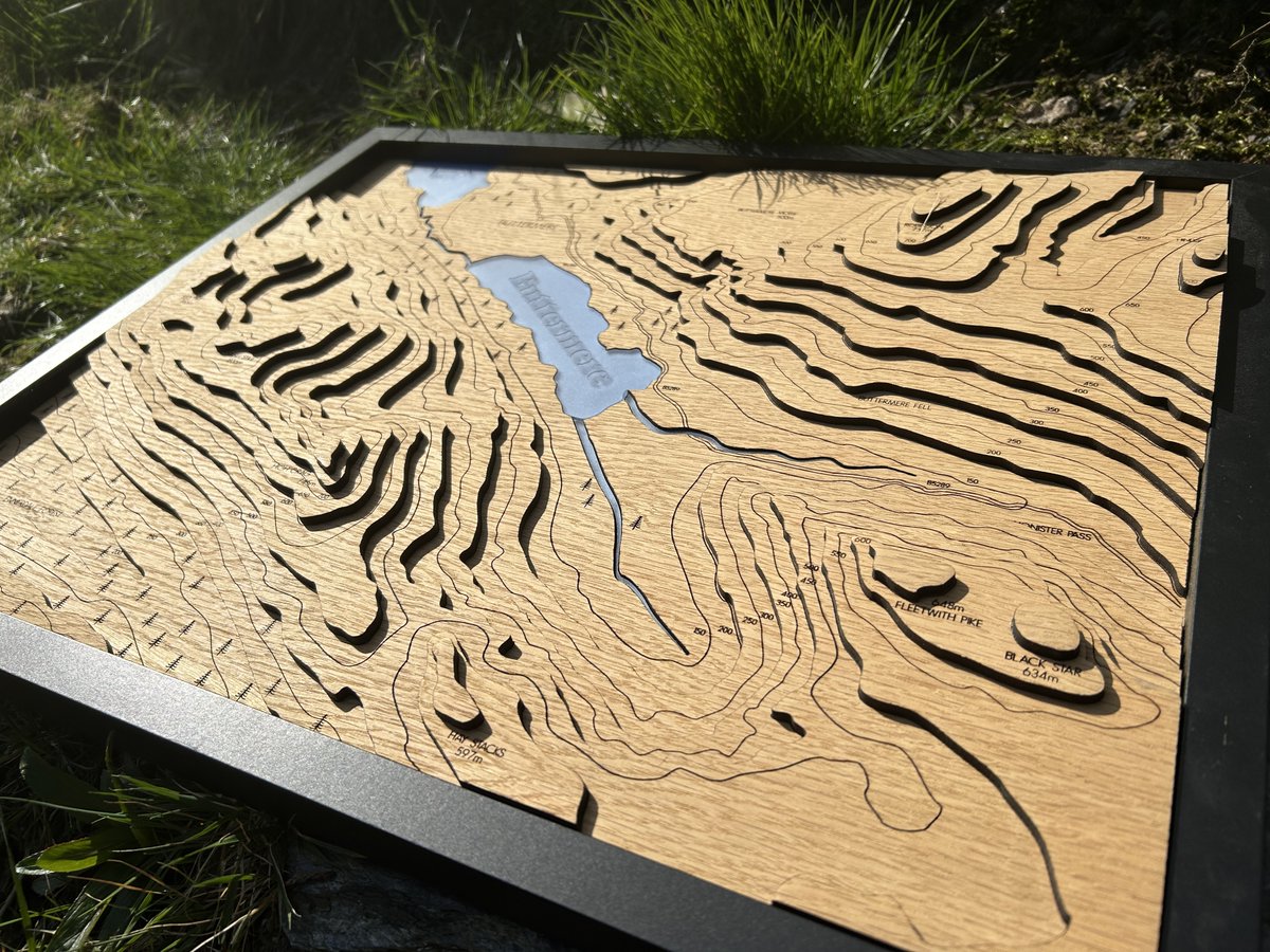It's 3 months to the day that Base Camp Festival 2025 kicks off - have you got your tickets yet!
The location of our event on the banks of Buttermere is truly exceptional, as you can see from this beautiful wooden topo map we found recently.
More info at basecampfestival.co.uk