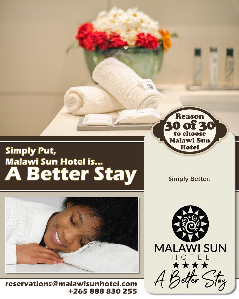 Reason of 30 to choose Malawi Sun Hotel and Conference Centre😊

#fypシ゚viralシfypシ゚viralシalシ 
#vlog