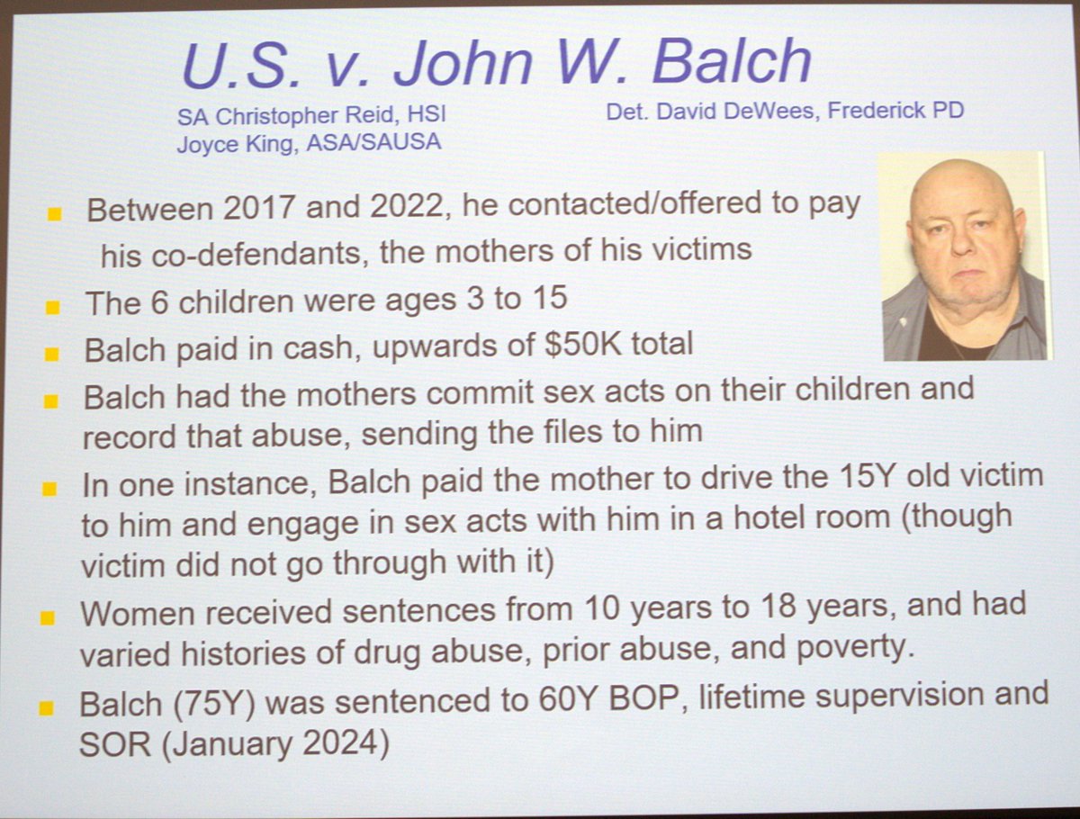 United States Attorneys' Offices for the District of Maryland recognized Chief Counsel Joyce King for her outstanding commitment to child exploitation investigations in Maryland.  U.S. Attorney, Kelly O. Hayes presented an award to Ms. King at the Project Safe Childhood Seminar.