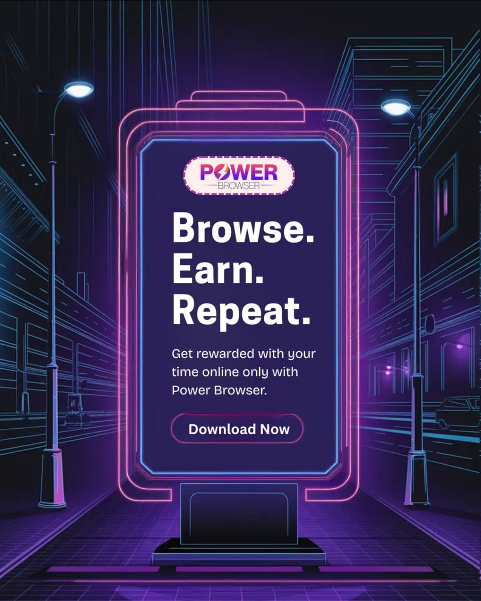 Power Browser | Power dApps Store Is Live ποΈ (@powerbrowser) on Twitter photo "Why just browse when you can earn? π
<a href="/PowerBrowser/">Power Browser | Power dApps Store Is Live ποΈ</a> lets you turn your time online into real rewards.
Browse the web, get rewarded, and repeat the cycle of smart surfing!
Download now and start earning! "Why just browse when you can earn? π
<a href="/PowerBrowser/">Power Browser | Power dApps Store Is Live ποΈ</a> lets you turn your time online into real rewards.
Browse the web, get rewarded, and repeat the cycle of smart surfing!
Download now and start earning!