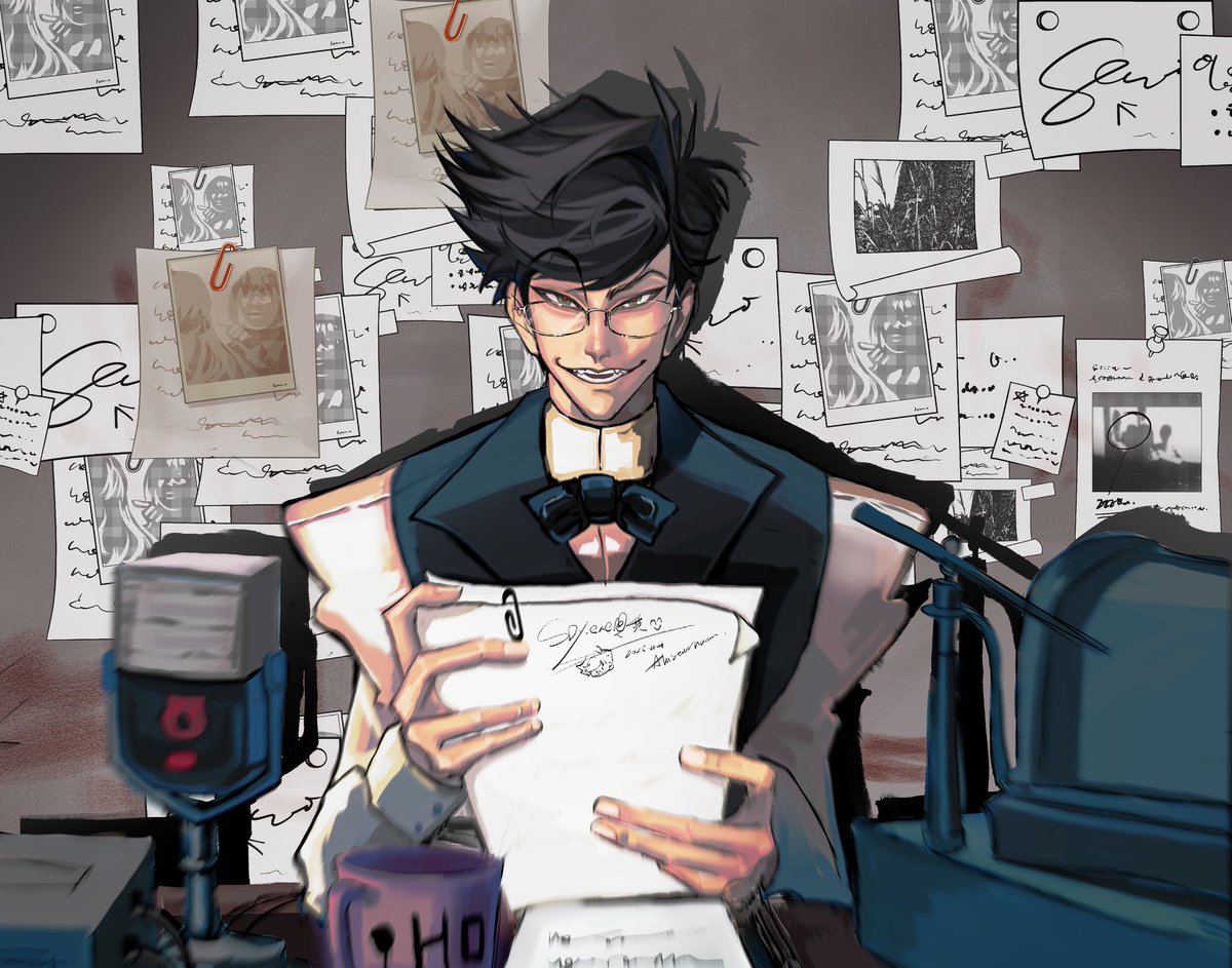 😈（很坏的进行犯罪预告）
#Alastor 
#alastorhuman 
#alastorhazbinhotel 
#alastor