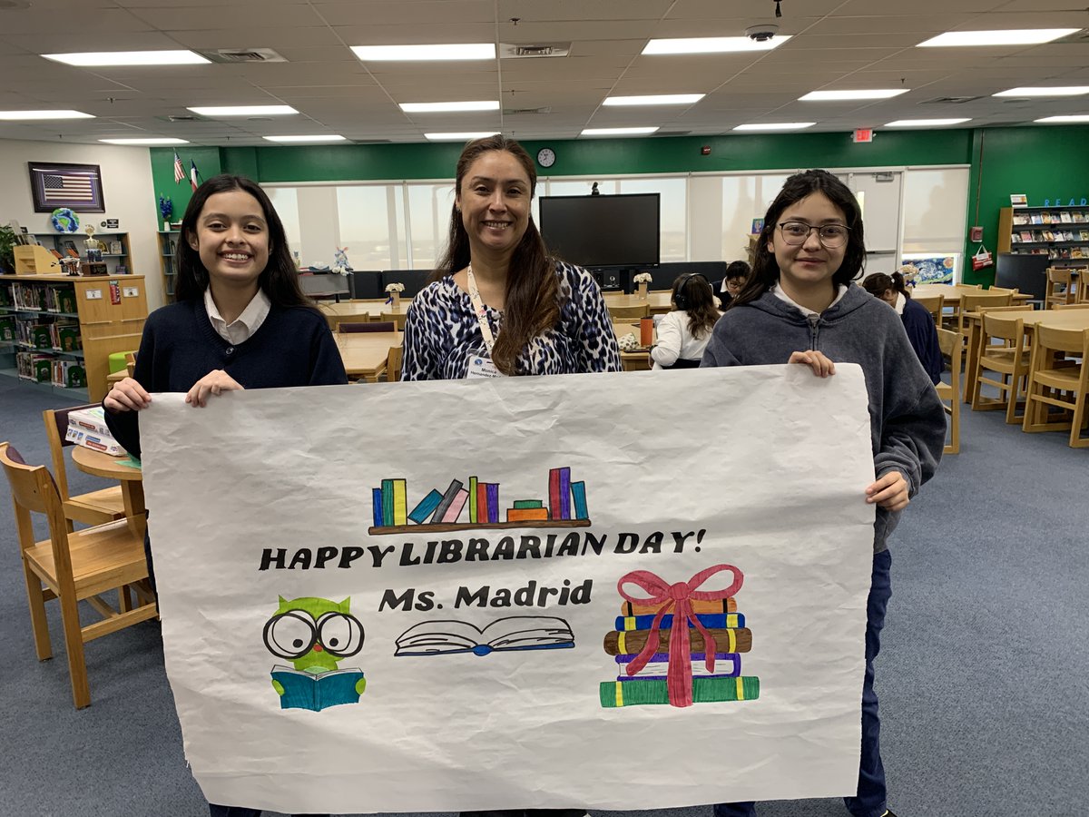 YWLA Library (@ysleta_ywlalib) on Twitter photo Thank you all for a nice Librarian Day! Love my job and love serving our <a href="/Ysleta_YWLA/">Ysleta YWLA</a> girls! ❣️You all are awesome! <a href="/YsletaISD/">Ysleta ISD</a> <a href="/YISDLibServices/">YISD Library Services</a> Thank you all for a nice Librarian Day! Love my job and love serving our <a href="/Ysleta_YWLA/">Ysleta YWLA</a> girls! ❣️You all are awesome! <a href="/YsletaISD/">Ysleta ISD</a> <a href="/YISDLibServices/">YISD Library Services</a>