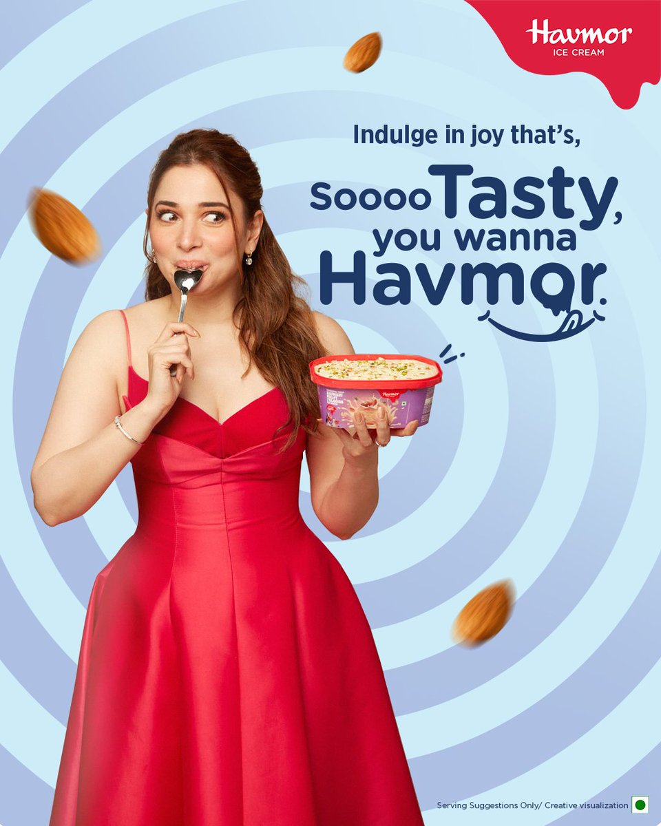 TamannaahFans's tweet photo. Flavours that make you fall in love all over again, you simply cannot stop indulging! 🥰
@tamannaahspeaks
For @IcecreamsHavmor
#QueenOfCravings #TamannaahBhatia #Havmor #HavmorOnline #OrderAtHome #IceCreamTime #Tamannaah https://t.co/3E659e8sA7