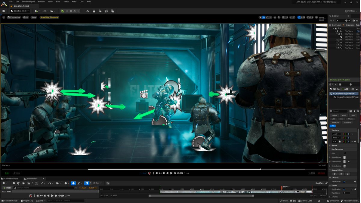 TheRealZANITE's tweet image. POV the guy in TEK is about to wipe your entire squad. 
Elite Ark Trailer in Ark Survival Ascended is almost complete. #ARKSurvivalAsended #arkdevkit