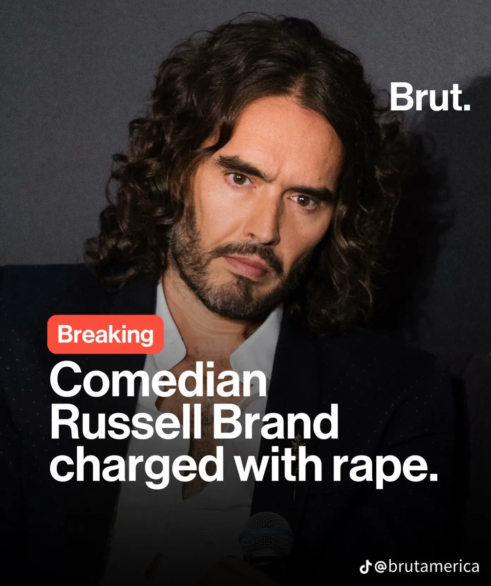 Comedian <a href="/rustyrockets/">Russell Brand</a> charged with rape.
#ElonMusk #غزة_تحت_القصف #それスノ #stockmarketcrash #金曜ロードショー #EN_Loose #TrumpTariffs #JHOPE #Fourthnattawat #Trump