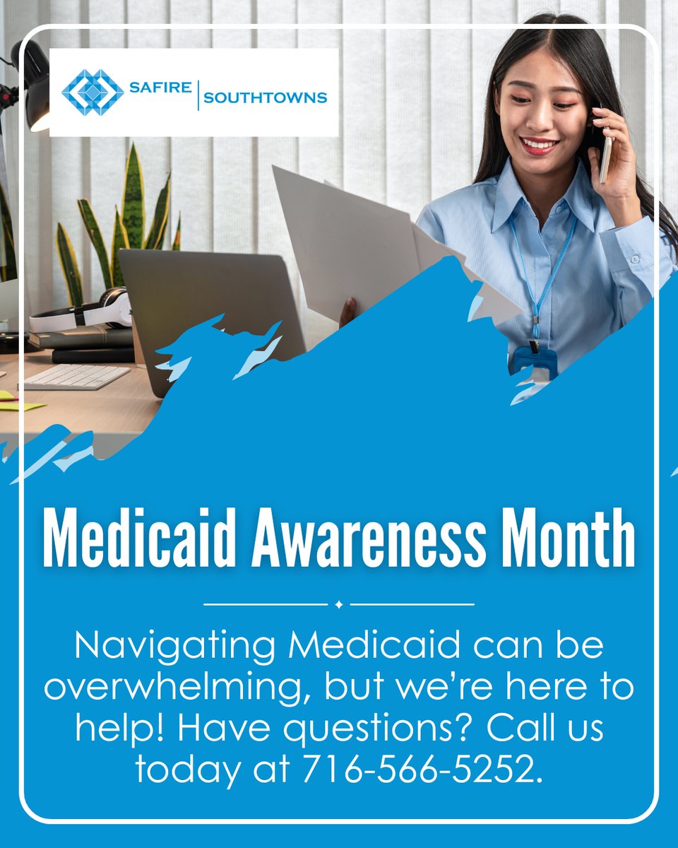 🩵 April is Medicaid Awareness Month! 🩵
Navigating Medicaid can be overwhelming, but we’re here to help! Our full-time financial advocates assist patients and families with Medicaid applications at no cost—ensuring a smooth transition to care.

 Call us today! 716.566.5252