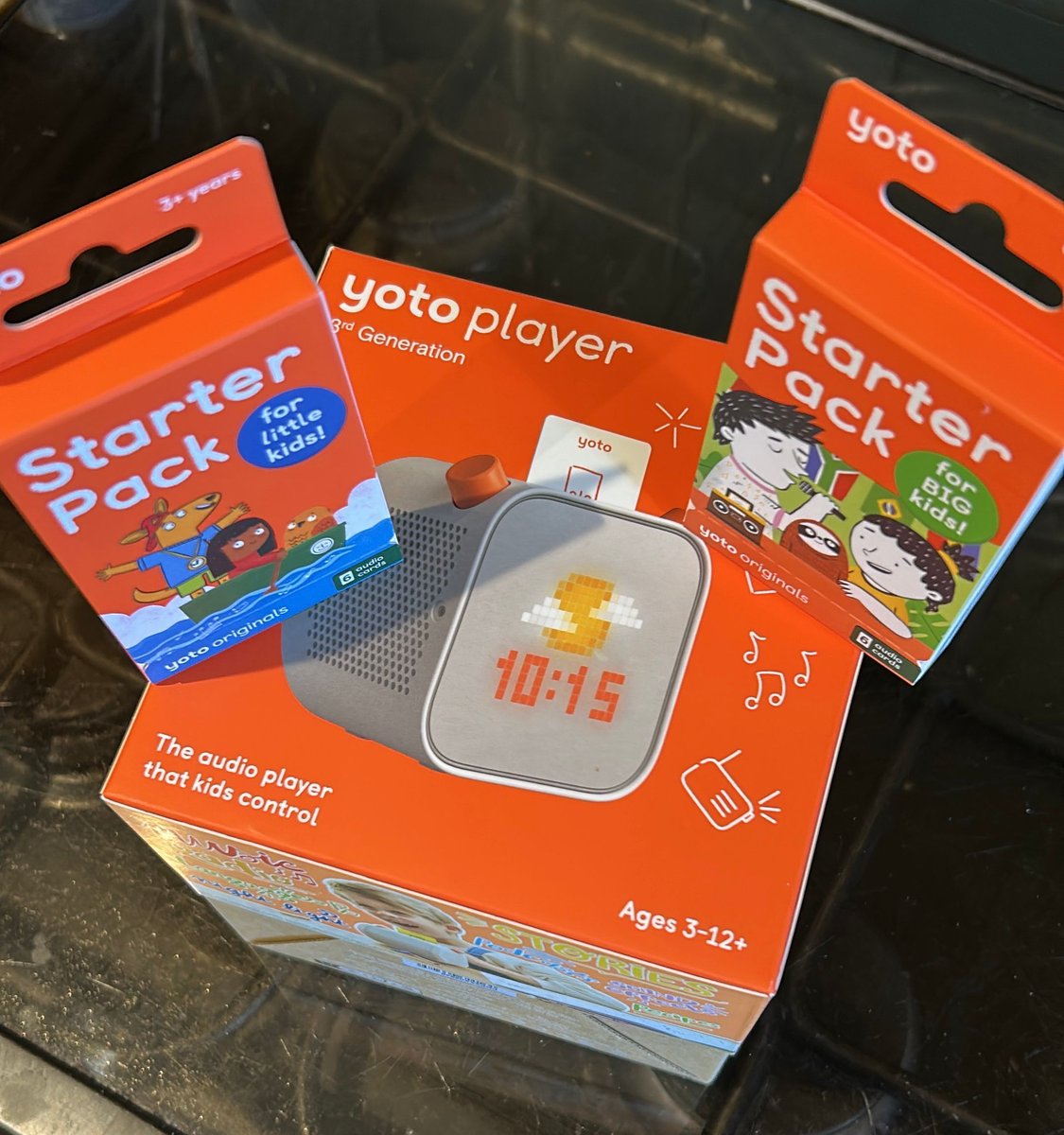 AppleFMTaunton's tweet image. It’s Competition time again on Apple FM join Greg on Something for the Weekend this Saturday from 10am he has a competition to give away this 3rd Generation Yoto Player and 2 starter packs worth over £100 uk.yotoplay.com/yoto-player Listen on 97.3FM in Taunton, online/smart speaker