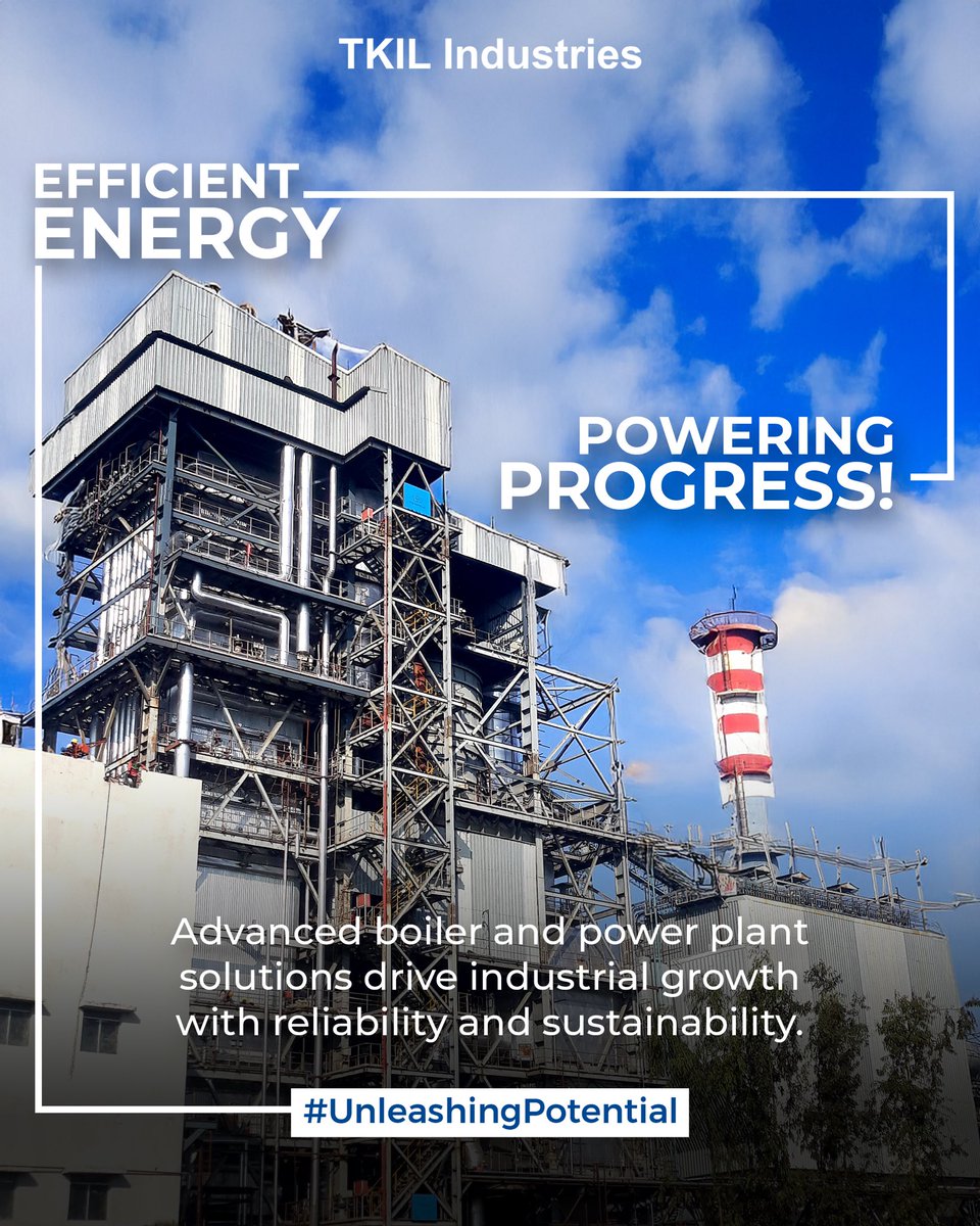 TKILindustries's tweet image. Fueling industries with smarter, sustainable energy solutions! TKIL Industries delivers high-efficiency power systems that drive reliability and performance to build a greener and better tomorrow.

#UnleashingPotential #FutureOfEnergy #Sustainability #TKILIndustries