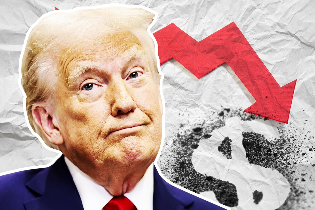 TheSunGraphics's tweet image. Trump tariffs have triggered global market meltdown of Covid proportions – how can Brits protect their cash &amp;amp; pensions? thesun.co.uk/money/34282038…