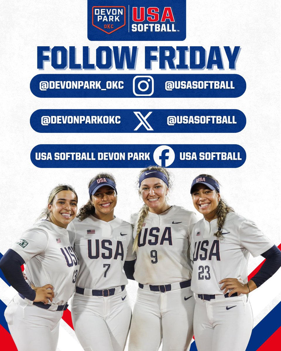 USA Softball (@usasoftball) on Twitter photo 𝗦𝘁𝗮𝘆 𝘂𝗽-𝘁𝗼-𝗱𝗮𝘁𝗲 on all things 𝗨𝗦𝗔 𝗦𝗼𝗳𝘁𝗯𝗮𝗹𝗹 and <a href="/DevonParkOKC/">Devon Park</a> on 𝘀𝗼𝗰𝗶𝗮𝗹 𝗺𝗲𝗱𝗶𝗮, including our 𝗕𝗥𝗔𝗡𝗗 𝗡𝗘𝗪 𝗜𝗻𝘀𝘁𝗮𝗴𝗿𝗮𝗺 account for 𝗗𝗲𝘃𝗼𝗻 𝗣𝗮𝗿𝗸! 🥎🎉 𝗦𝘁𝗮𝘆 𝘂𝗽-𝘁𝗼-𝗱𝗮𝘁𝗲 on all things 𝗨𝗦𝗔 𝗦𝗼𝗳𝘁𝗯𝗮𝗹𝗹 and <a href="/DevonParkOKC/">Devon Park</a> on 𝘀𝗼𝗰𝗶𝗮𝗹 𝗺𝗲𝗱𝗶𝗮, including our 𝗕𝗥𝗔𝗡𝗗 𝗡𝗘𝗪 𝗜𝗻𝘀𝘁𝗮𝗴𝗿𝗮𝗺 account for 𝗗𝗲𝘃𝗼𝗻 𝗣𝗮𝗿𝗸! 🥎🎉