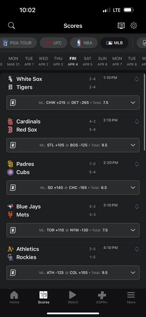 Eazymoneypickss's tweet photo. ♦️Full slate today 
♠️Better hop on board today!!!🔥
♦️We went undefeated yesterday 
♠️18-3 MLB STREAK💰🔥
#sportsbettingpicks #GamblingX #mlb #DraftKings https://t.co/bZlMIkvk2w