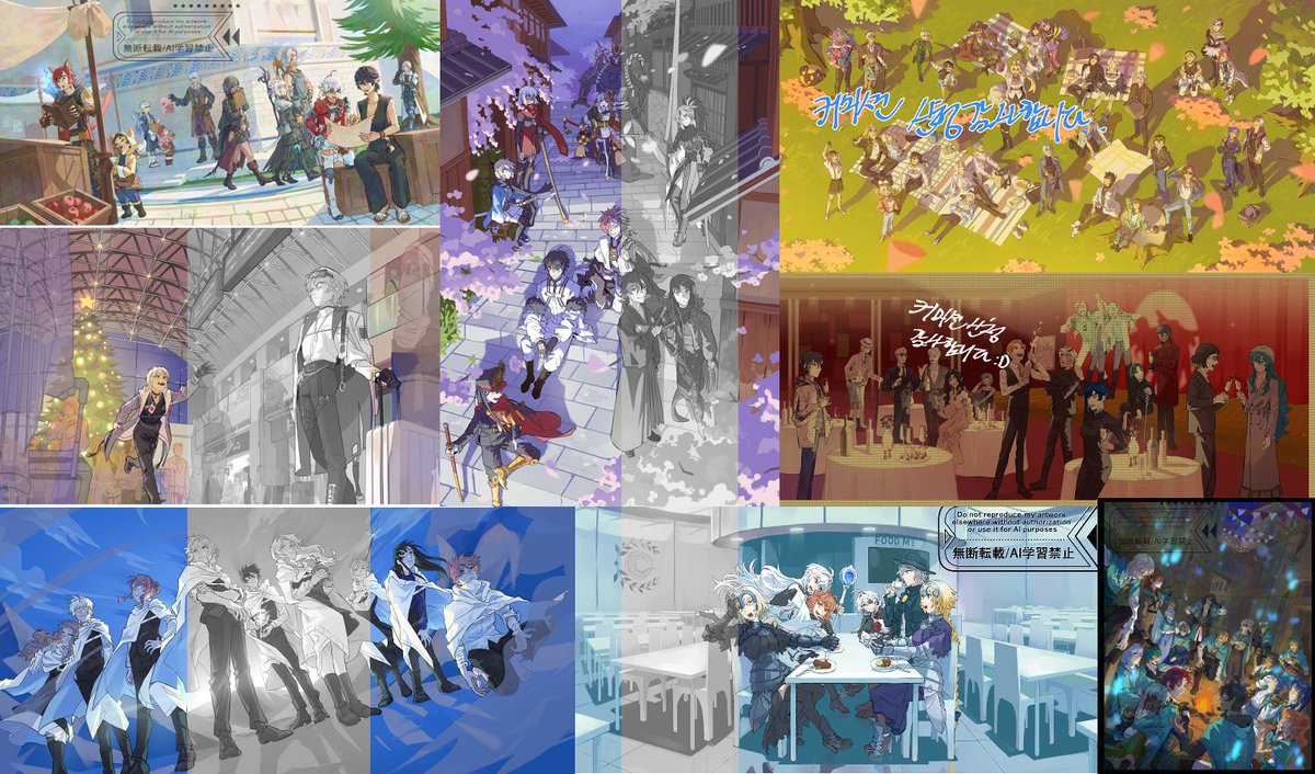 🎉좋은 날인데 역시 뭔가 하고 싶긴 해서 6인 이하(최대 6인)로 rt 한 분 공짜로 그려드려요. 
그림은 6월 전달 드릴 수 있습니다.