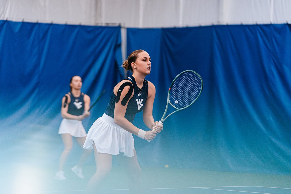 Catch WVU Tennis vs Texas Tech today at 11AM at Summit Tennis Academy!