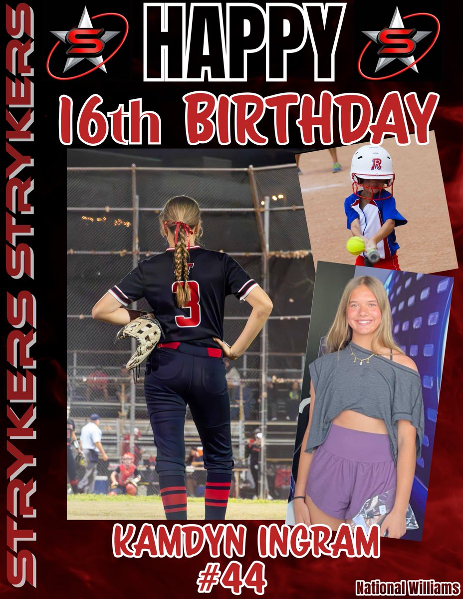 Happy birthday <a href="/KKIngram44/">Kamdyn "KK" Ingram</a> <a href="/NationalEsparza/">Strykers National Esparza 🚂</a>