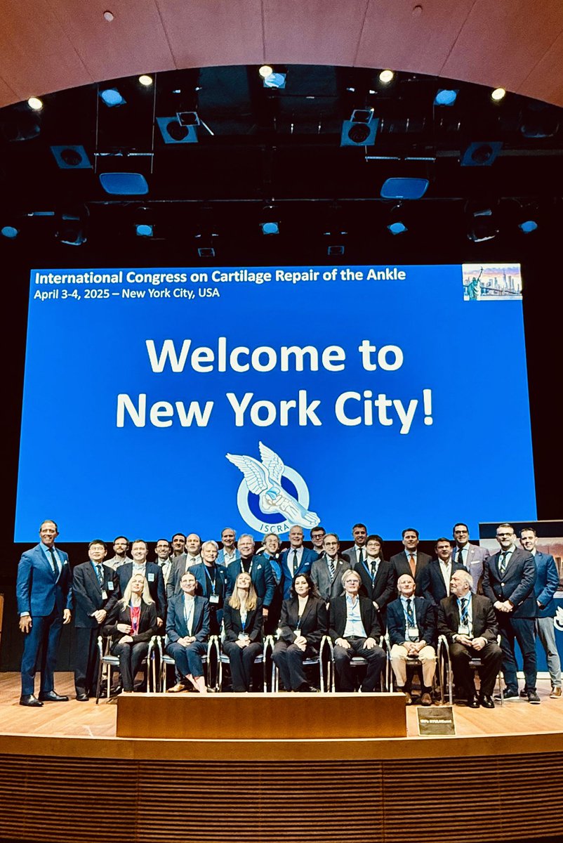 PdHooghe's tweet image. Exciting insights from the 9th Intl. Congress on Cartilage Repair of the Ankle at NYU, NYC. Key takeaways: Modified Delphi consensus highlights evidence-based approaches for ankle cartilage repair, emphasizing tailored surgical and rehab strategies #AnkleCartilage #SportsSurgery