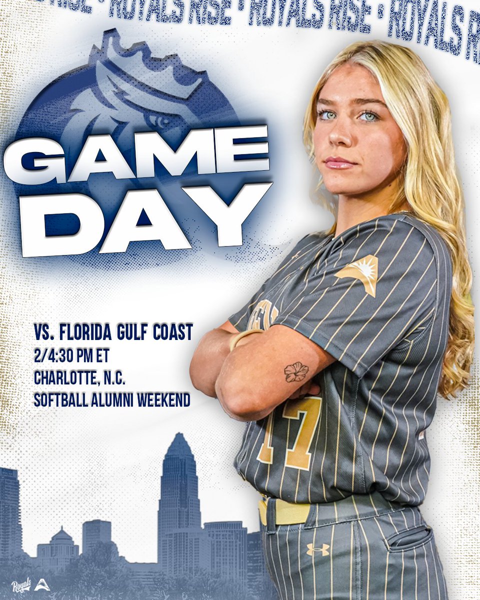 RoyalsSball's tweet photo. Facing the Eagles today!

🆚 FGCU 
⏰ 2/4:30 PM ET
📍Charlotte, N.C.
🔗 https://t.co/52YASIk0cL

#RoyalsRise | #QUeenCity | #CLT https://t.co/FK0Ri6iTBR