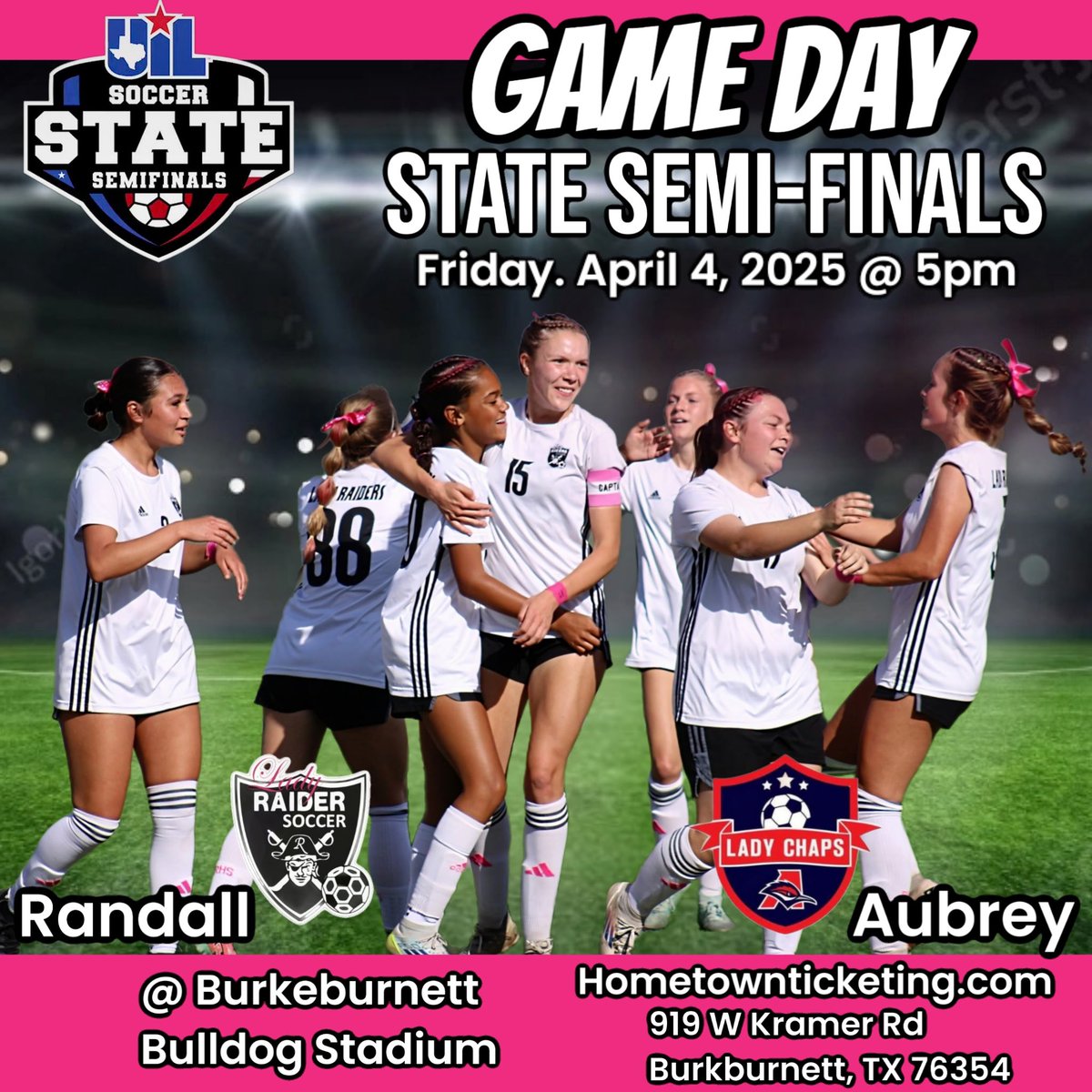 LdyRaiderFutbol's tweet photo. 🚨STATE SEMIFINAL GAME DAY!🚨
Today is a big one for your Lady Raiders! Prayers for safe travels and a great game!
#FinnStrong
#RaiderNation https://t.co/mXZ4mDCVRo