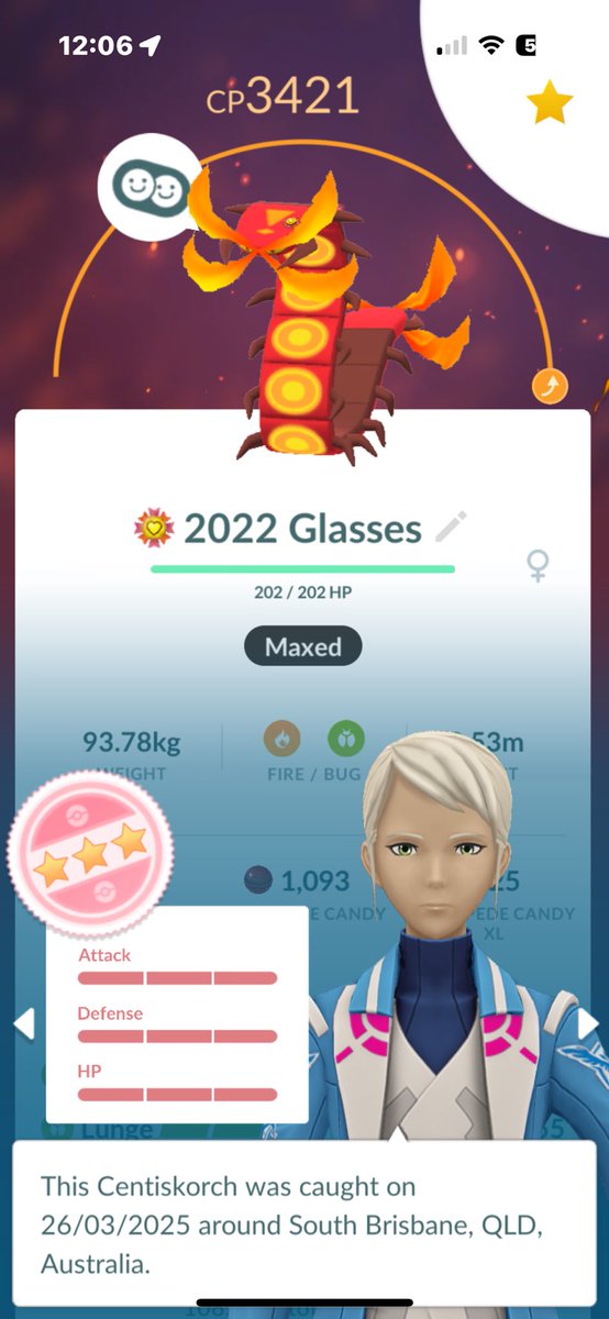 Quite possibly the world’s first max possible CP on a sizzlipede and centiskorch! Just after midnight in GMT +10!