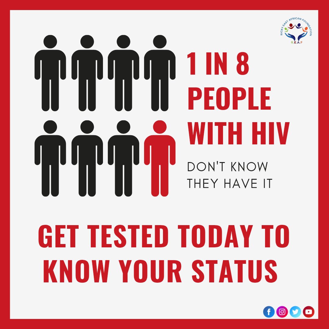 ReafUg's tweet photo. The weekend is here! Make safer choices—start by knowing your HIV status.
Get tested, stay informed, and protect your health. #KnowYourStatus #PreventHIV https://t.co/drnhSPmsGz