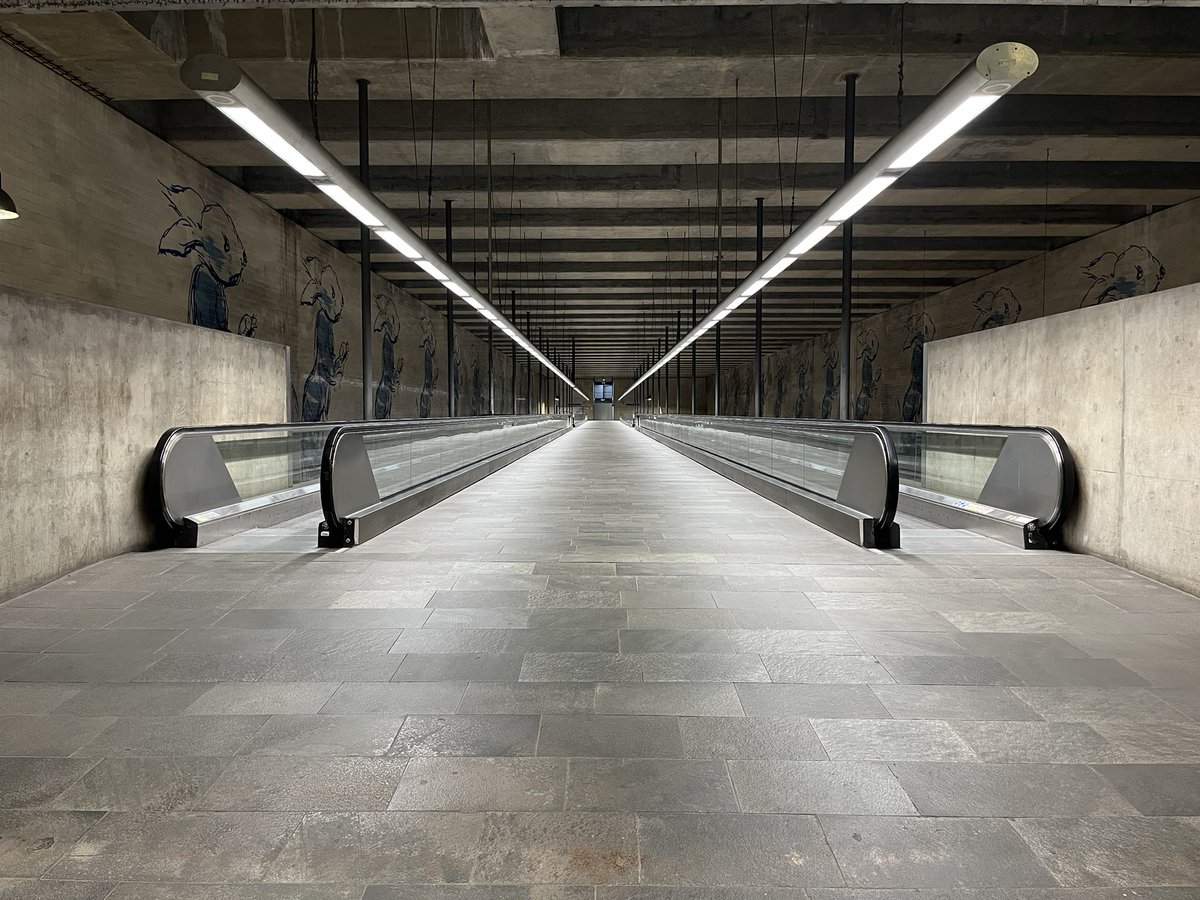 リスボンはたまたま使った駅だけ見ても魅力的なものが多かった。
Cais do Sodré駅。圧倒的な梁。