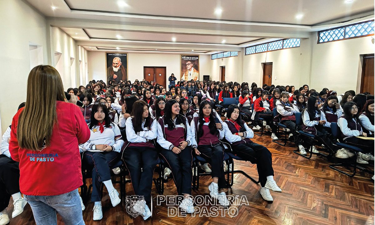📚 La Personería de Pasto en la IEM María Goretti

Hoy visitamos la IEM María Goretti, donde nuestros personeros delegados compartieron una charla sobre los deberes y derechos de los personeros y líderes estudiantiles, así como las funciones de la Personería de Pasto.