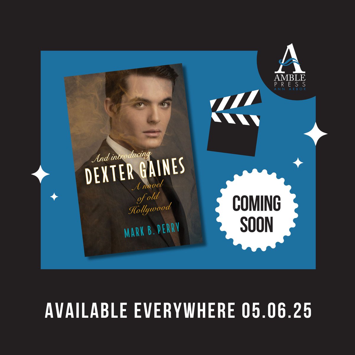 “Take me to Mark B. Perry’s Hollywood party! The one that opens his sensational new novel AND INTRODUCING DEXTER GAINES. Do you like a page-turner? You got it, sweetheart. Tell Zanuck I said so.” — Sam Staggs, All About All About Eve

Preorder today: loom.ly/1m9FmF8