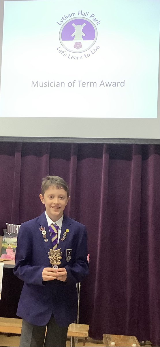 Each term, our Chair of Govenors chooses a ‘Musician of the Term Award’ for dedication and talent in music. Our Spring winner is a dedicated pianist and enthusiastic guitarist. He also wowed his class and teacher with John Lennon’s ‘Imagine’ on piano and vocals. Well done!