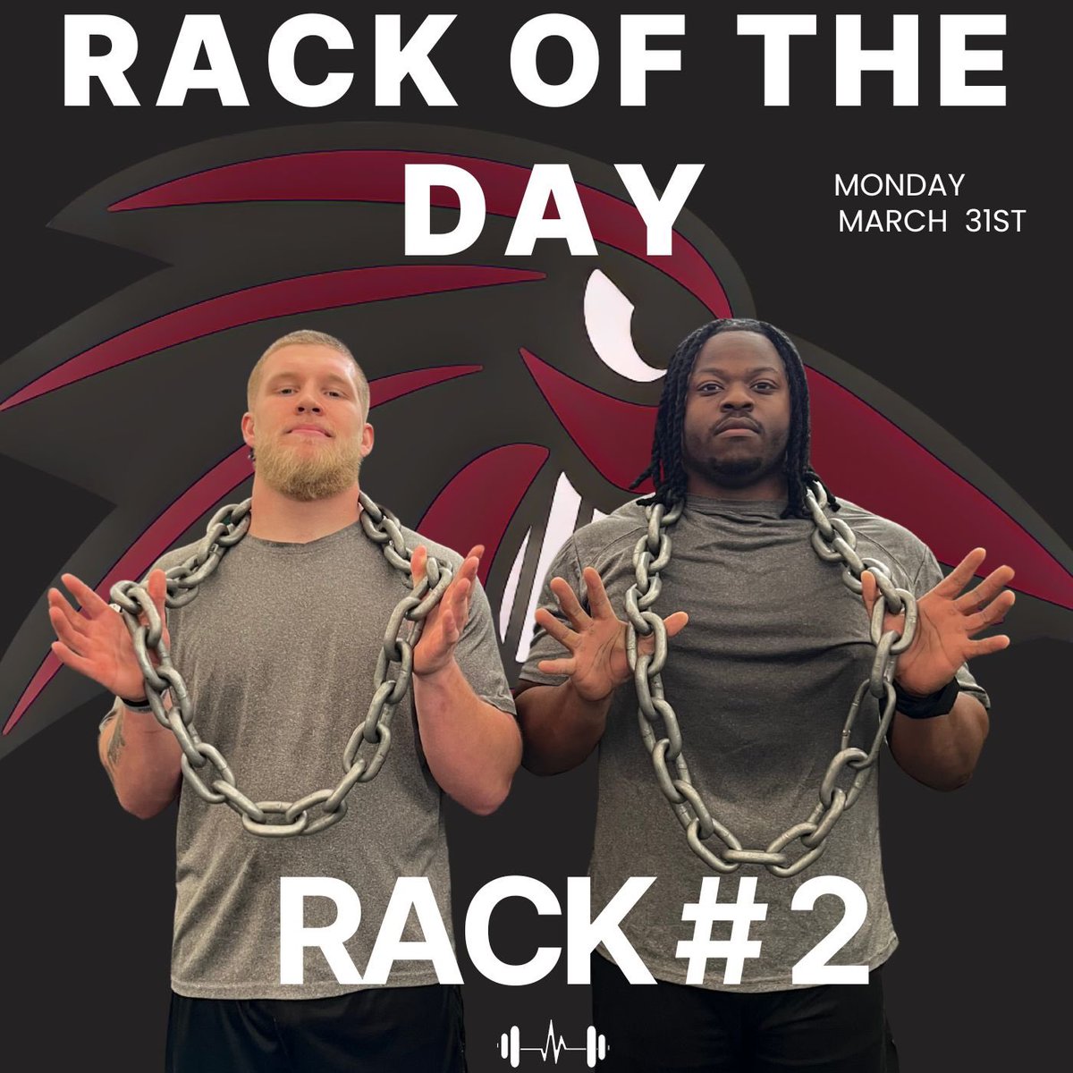 Franklin Pierce Football (@ravens_fb) on Twitter photo Congratulations to the members of Rack #2: Senior DE John Furno, R.S. Sophomore OL Tyrone Julot, For being recognized as the rack of the day in the weight room. Congratulations to the members of Rack #2: Senior DE John Furno, R.S. Sophomore OL Tyrone Julot, For being recognized as the rack of the day in the weight room.