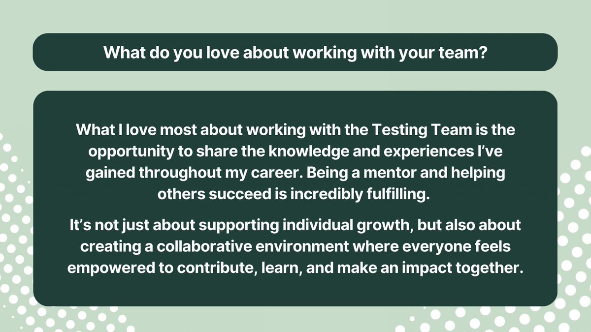 🌟 Employee Spotlight 🌟 Meet Leisa, a Testing Advisor at Metrc. With nine years of experience, Leisa advocates for processes to increase the efficiency and impact of our efforts.

Read about her enthusiasm and how she stays motivated to help shape the future of cannabis.