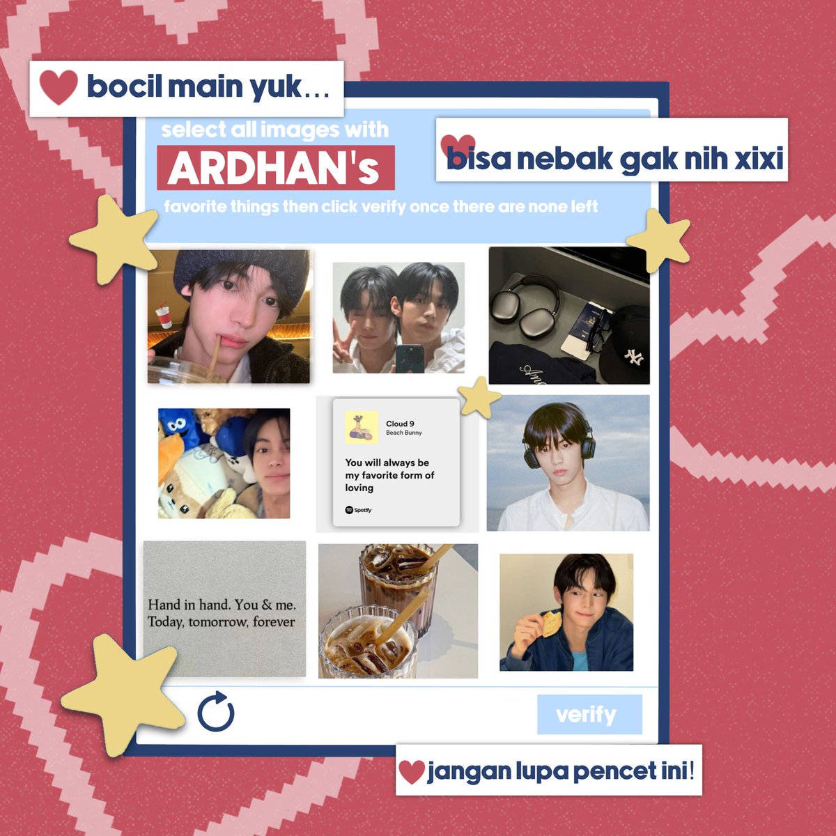 7tHasPassed's tweet photo. @htnjin oke langsung aja ya biar gak kemaleman. coba ayo tebak gemesku? 🤪 https://t.co/qDH3mauHuV