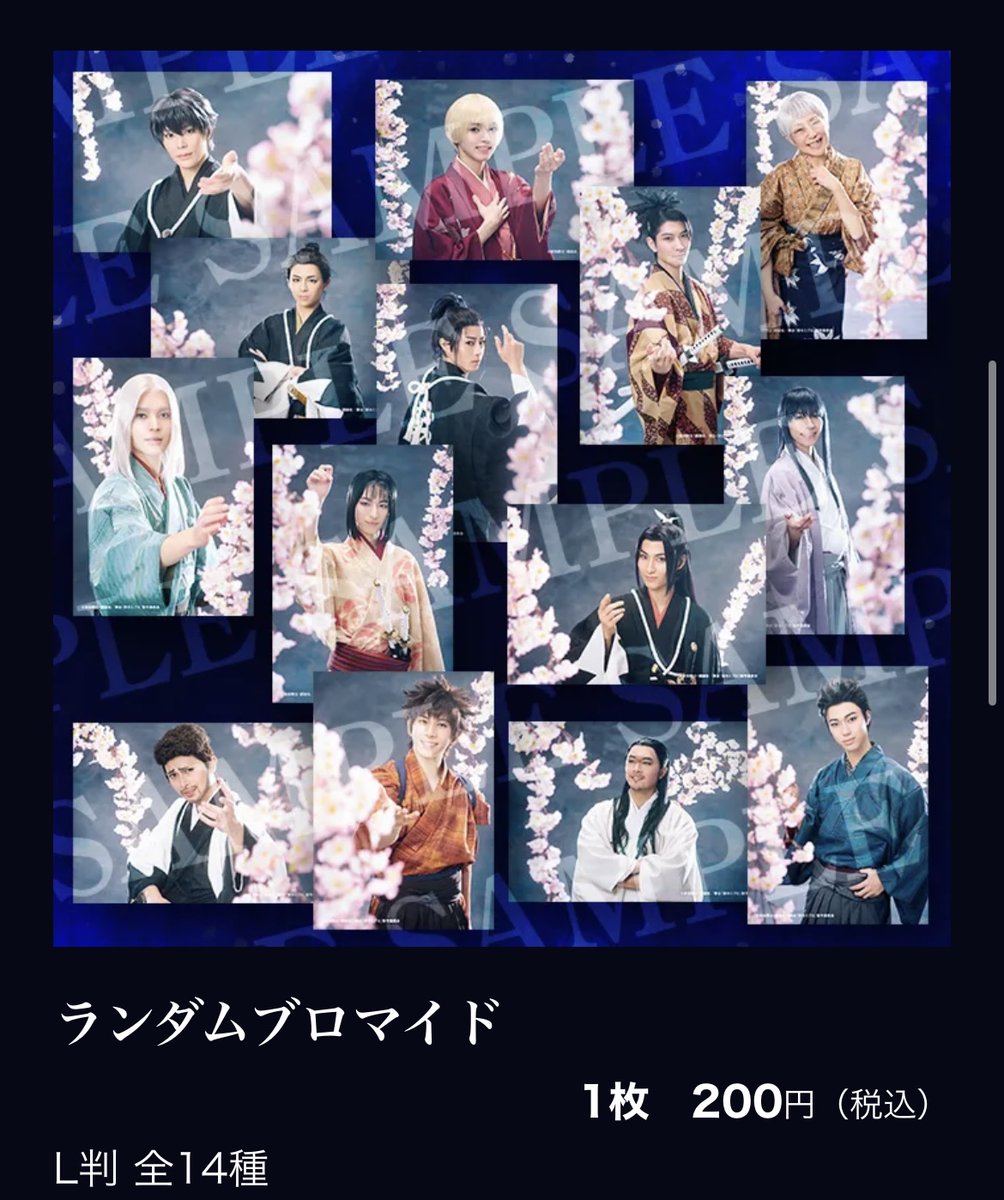 ✨グッズ詳細✨ ・公演パンフレット ・個人ブロマイド(全22種