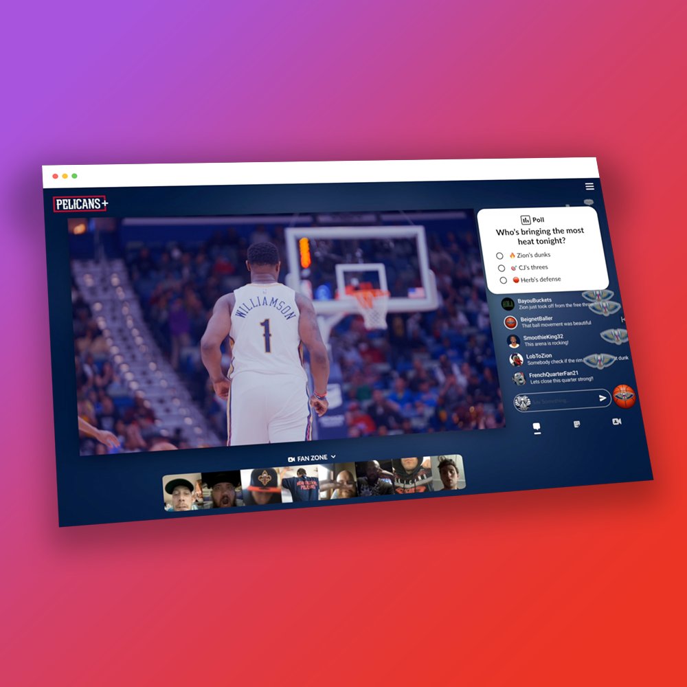 Kiswe 📹 (@kiswevideo) on Twitter photo The Pelicans+ Interactive Stream changed the game for fans! 🎥💬🏀
Live chats, fan videos, and real-time polls made for an unforgettable experience. See what made it a success and what’s next: kiswe.com/news/pelicans-…
<a href="/PelicansNBA/">New Orleans Pelicans</a> #PelicansPlus #NBA #LiveSports The Pelicans+ Interactive Stream changed the game for fans! 🎥💬🏀
Live chats, fan videos, and real-time polls made for an unforgettable experience. See what made it a success and what’s next: kiswe.com/news/pelicans-…
<a href="/PelicansNBA/">New Orleans Pelicans</a> #PelicansPlus #NBA #LiveSports