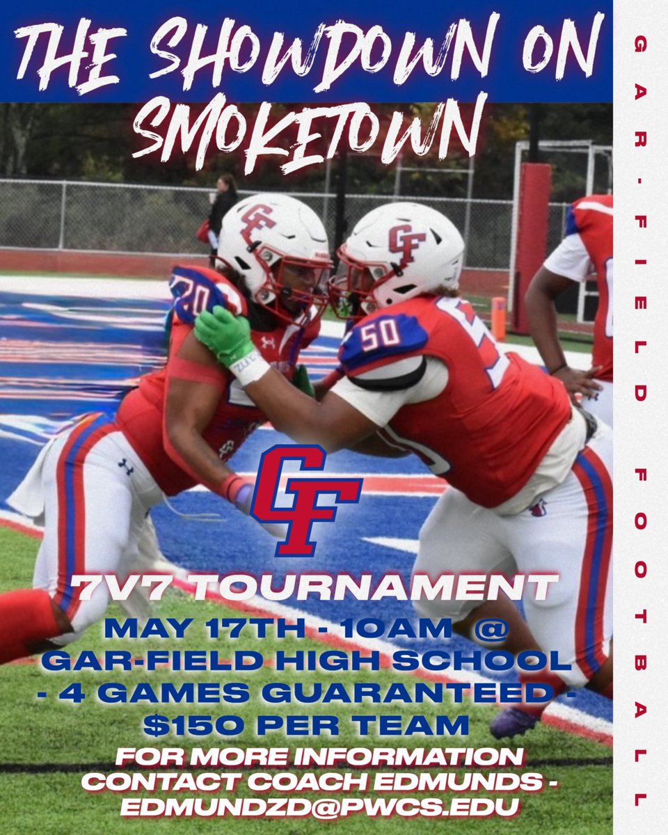 We have 12 Committed Teams for our 7v7 Tournament on May 17th! Great competition from Fairfax, Prince William, Stafford, and Spotsylvania! We have spots available, reach out via text or DM! 🔵🐺🔴