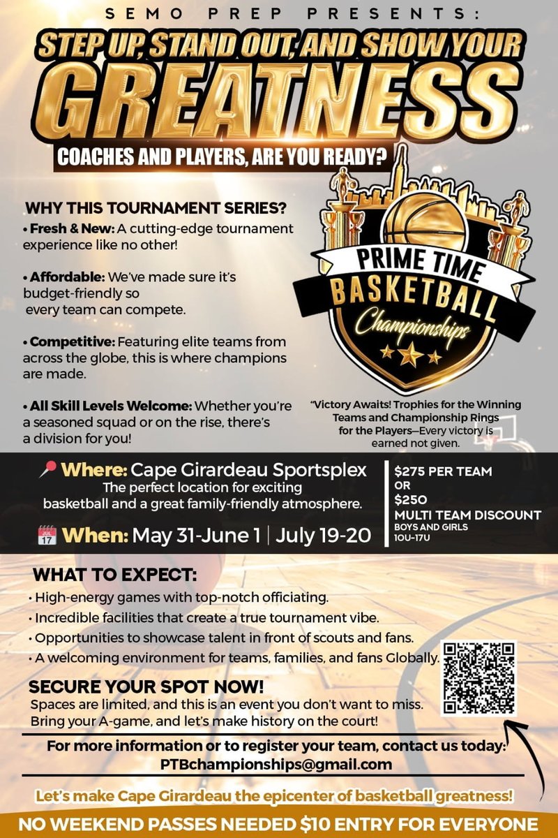 Coachholcomb32's tweet image. All travel teams from every age group welcomed!