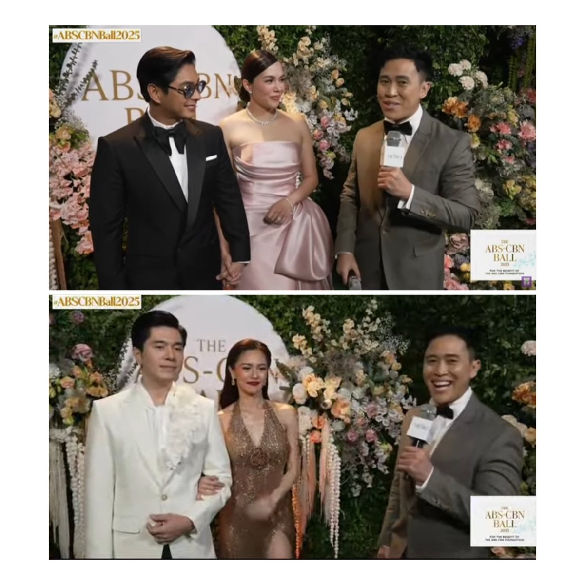zeloboV's tweet photo. 1st Couple tonight COCOJULS
Last Couple tonight KIMPAU
My Two Fave🥰🥰
POWER TANDEM OF ABSCBN
KIMPAU THE DAZZLING DUO
#ABSCBNBall2025
#KimPauDATEatABSCBNBall
#CocoJuls https://t.co/7y3g194tZb