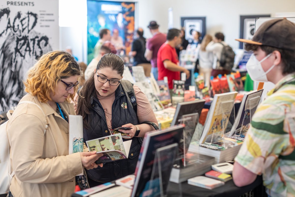 Creators Hall table bookings are now open!

Calling all artists, comic book makers, writers, publishers and other creators: cymerafestival.co.uk/creator-tables…