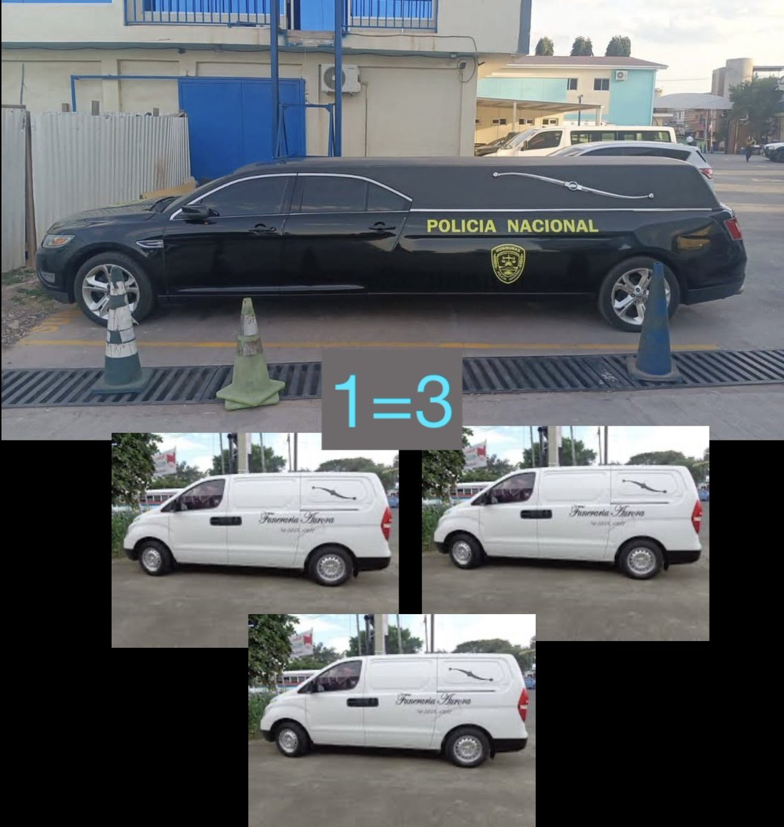 En realidad la protesta es pq sí es de lujo el 🚙. Con ese mismo $, bien pudieron comprar 3 busitos q hasta las funerarias privadas tienen. Pudiendoles servir también para traslado de sus 👮‍♂️ enfermos u otras cosas. Compra poco inteligente pues  <a href="/ca_acosta/">Carlos Andrés Acosta</a> <a href="/luislarahn/">Luis Lara</a> <a href="/fervarelahn/">Fer Varela</a>