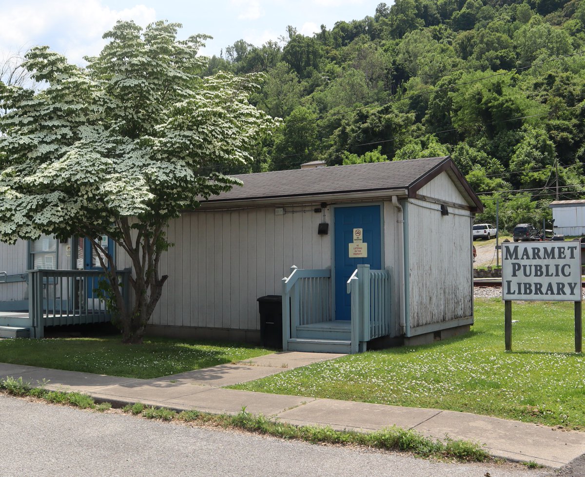 KCPL will close its Marmet Branch on Friday, May 2, 2025, at 5:00 pm, due to the physical deterioration of the building. To replace library services for the Marmet area, the KCPL Bookmobile will make regular stops at the current site each Thursday, beginning May 8th.
