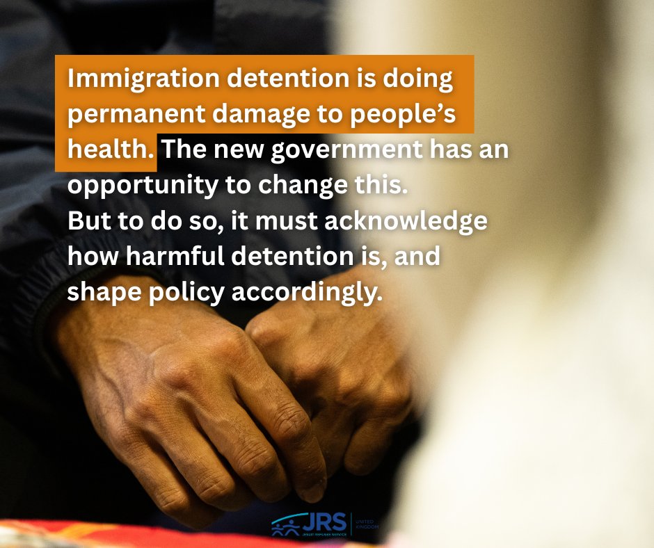 Detention is doing lasting damage to people’s health — especially survivors of torture and trafficking.

In the first of our #WorldHealthDay blogs, we urge the government to face the reality: detention causes lasting harm.

Read more: jrsuk.net/blog/detention…