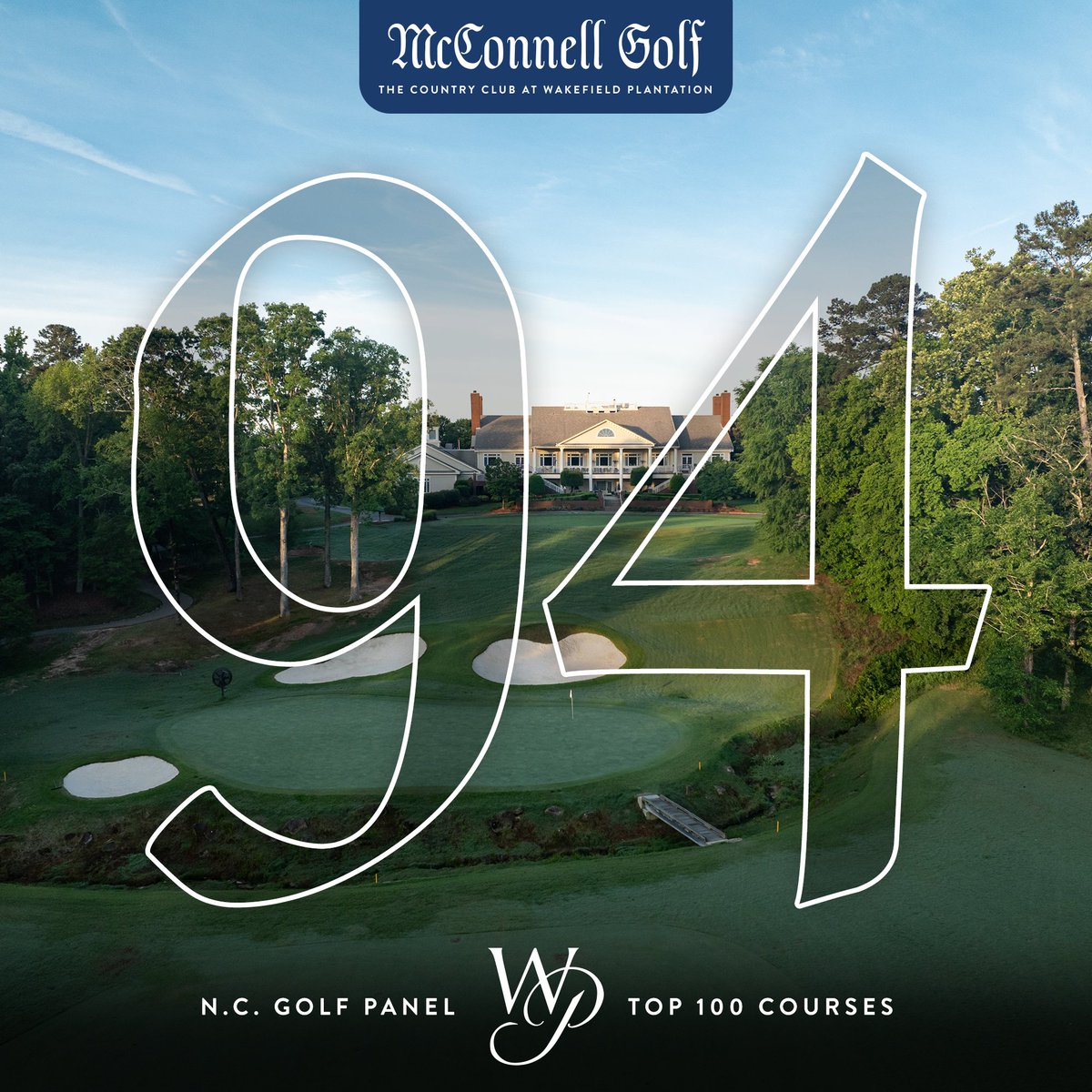 Once again, The Country Club at Wakefield Plantation has earned a spot on the North Carolina Golf Panel's Top 100 Courses list! ⛳