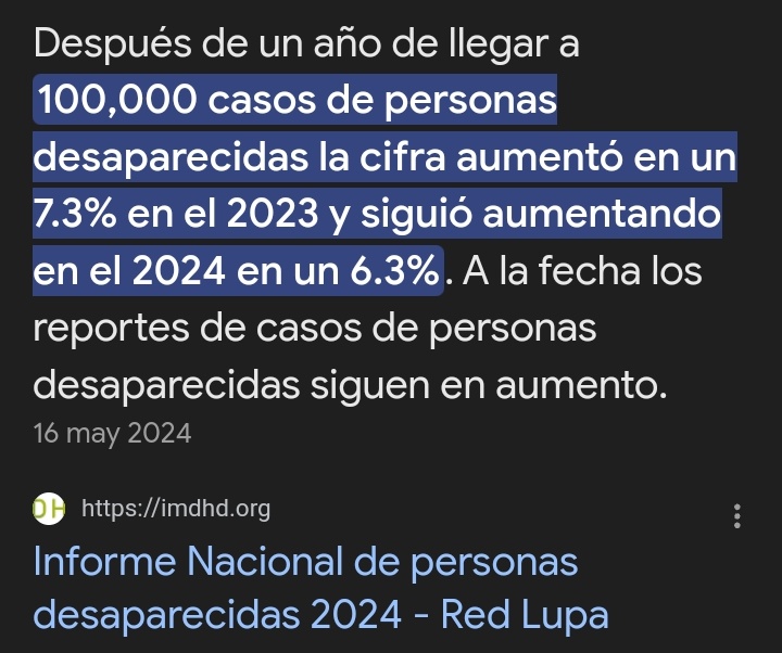 GeckitoNotFlach's tweet photo. @AndresR14195049 @manmandangon Nomas les desaparecen mas de 100k personas por año los carteles. https://t.co/4LWobodetq